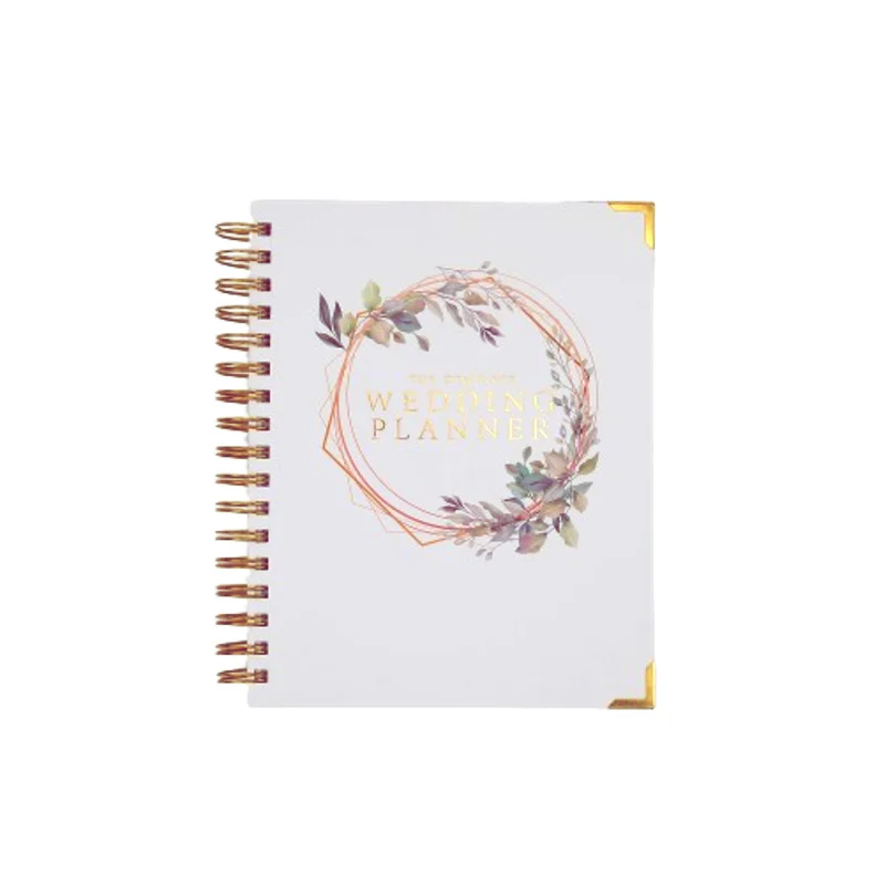 leather journal Luxury Custom Binder Wed Planner Set white My Wedding Planner Book