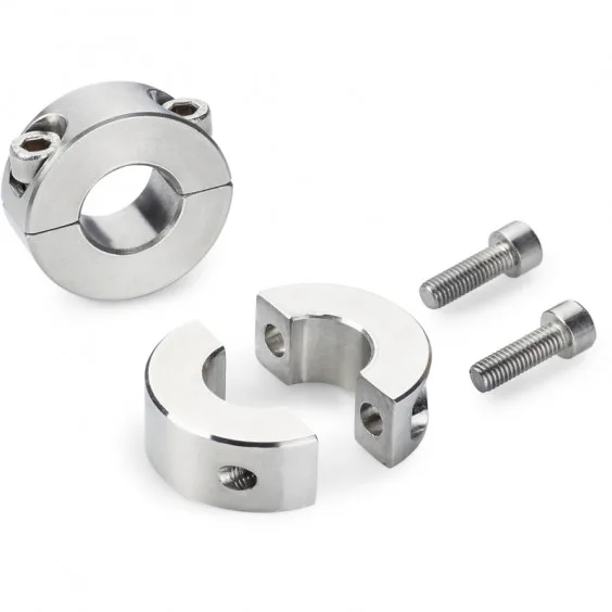 Custom double split shaft collars Aluminium Axle Collar 30mm 40mm for Karting