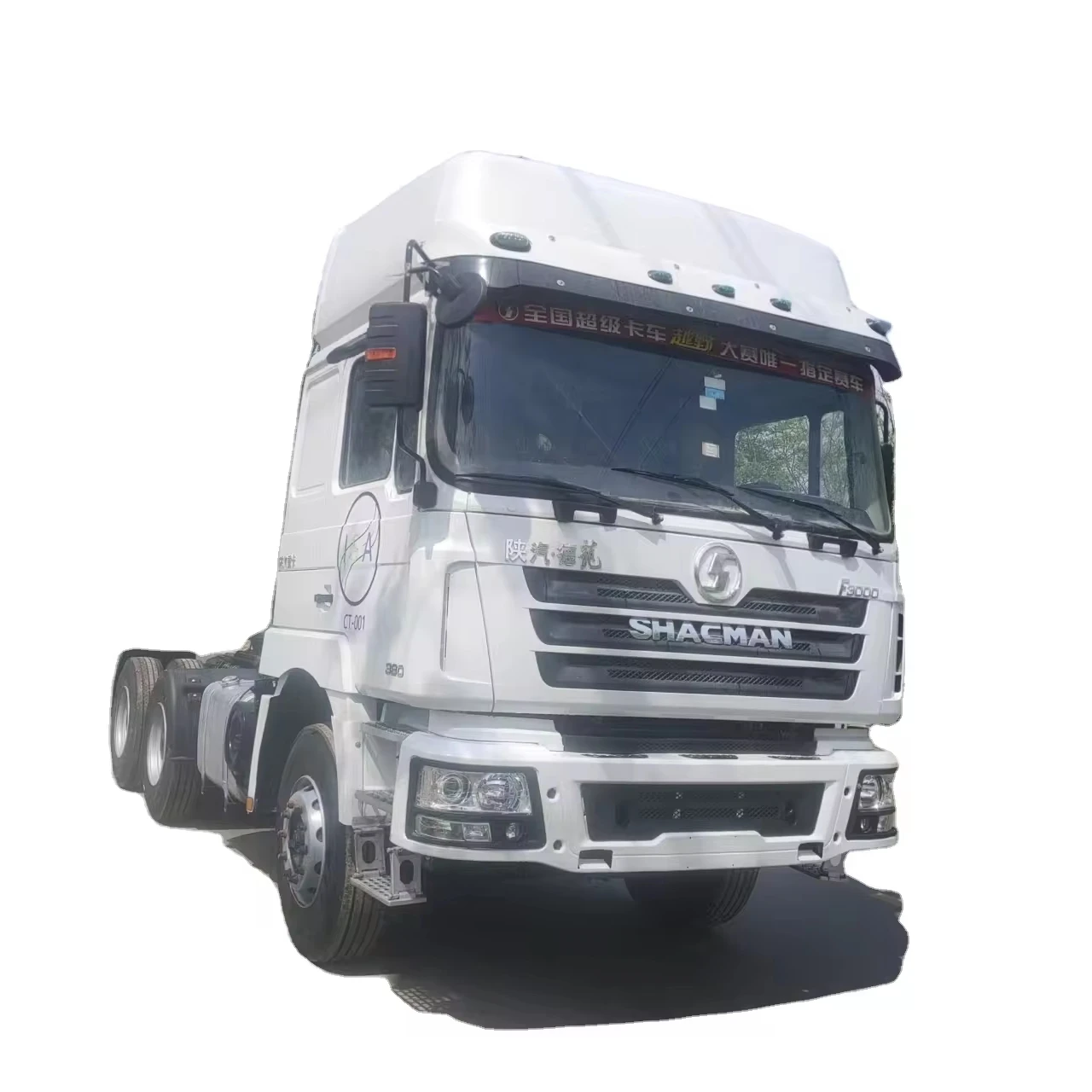 Подержанный RHD Shacman 6x4 10 колесный трактор распродажа