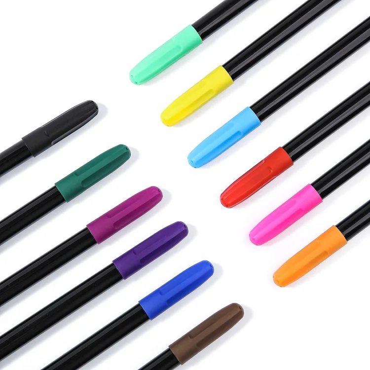 School and Office Markers Cheap Price High Quality Waterproof Fine Tips Permanent Markers