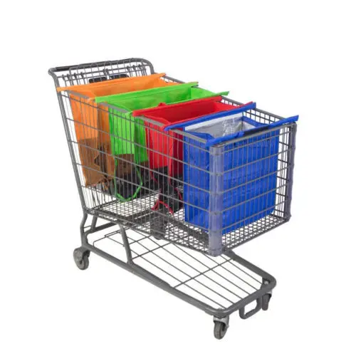 Hot Sale Wholesale Custom Grocery Large Tote Supermarket Shopping Bag Trolley Bag