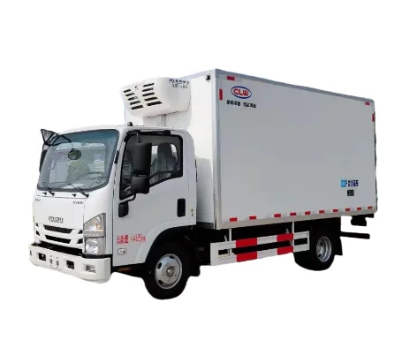 China Factory Sale Isuzu 2 3 4 5 6 7 Tons New Refrigerated Trucks Long Diesel Refrigerated Container Box Manual 4x2 Drive Euro 5