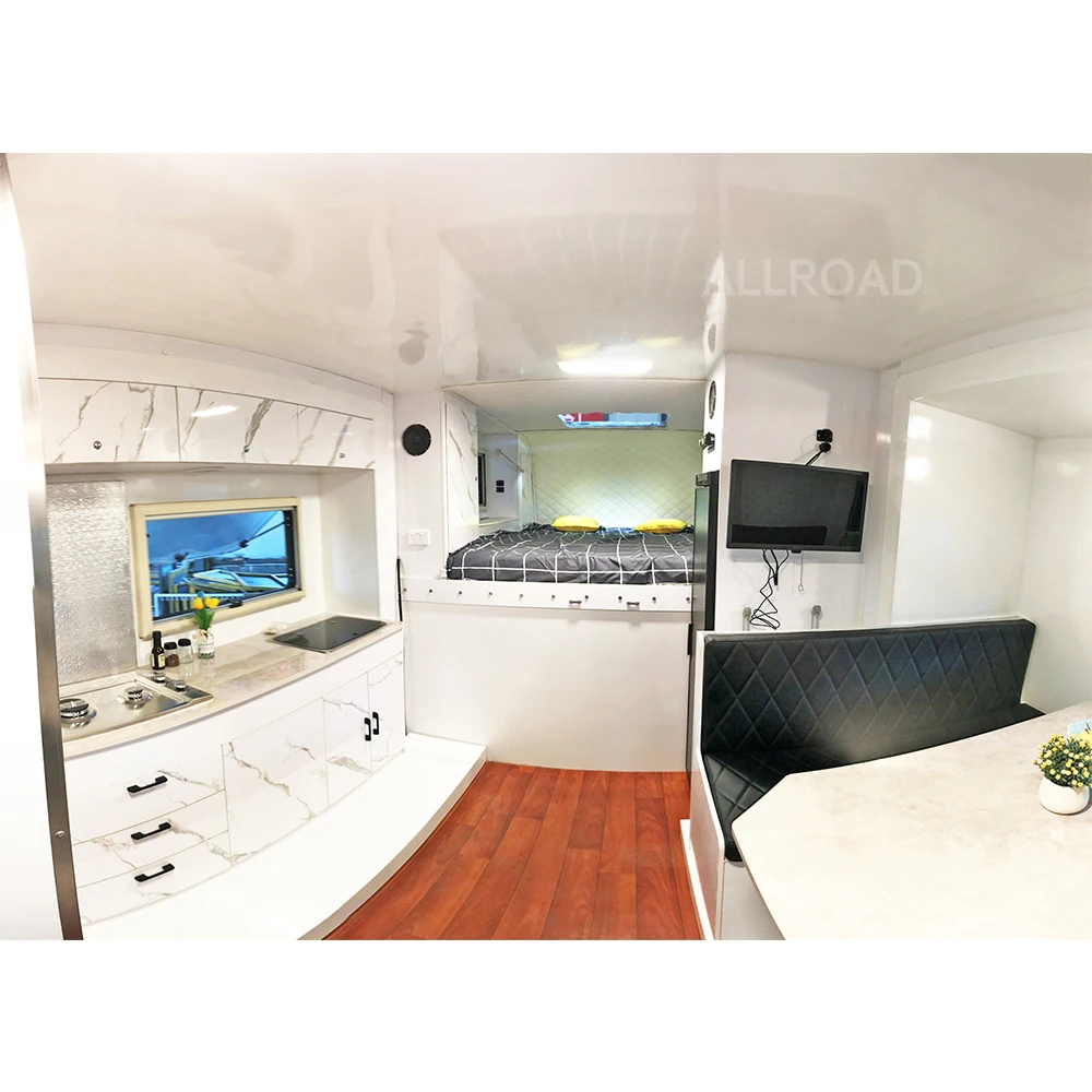 Touring travel motorhome pickup camper truck body