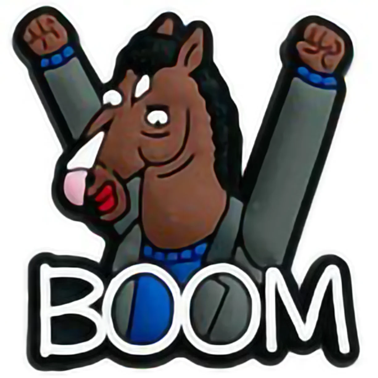 Hot Sale Rubber Croc Charms Designer Clog Shoes Charms For Sandal Shoe Decoration Ma nan Bojack Party Gift