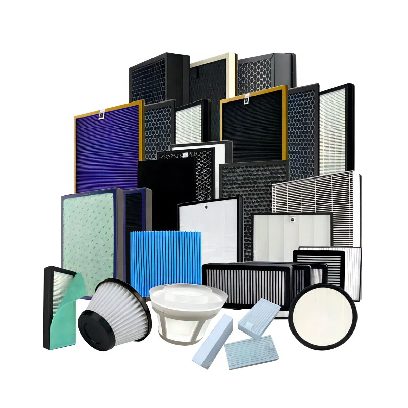 Custom H11 H12 H13 H14 Mini Pleated True HEPA Activated Carbon Filter for Air Purifier Vacuum Cleaner Air Condition Furnace