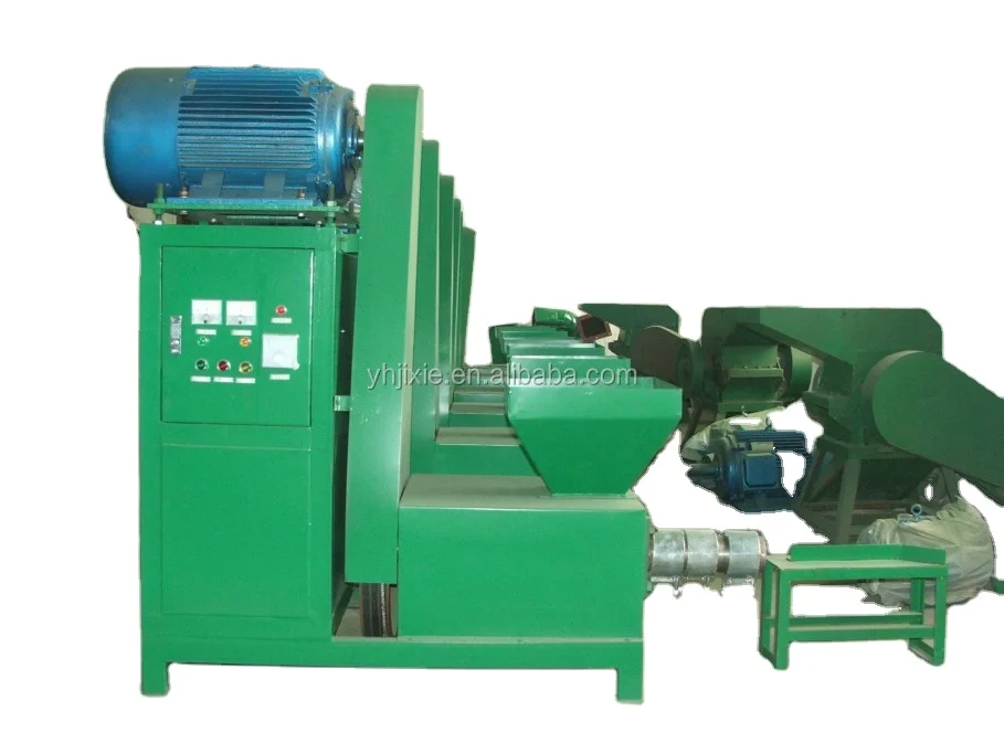 energy saving equipment Saving man power wood charcoal briquette press machine