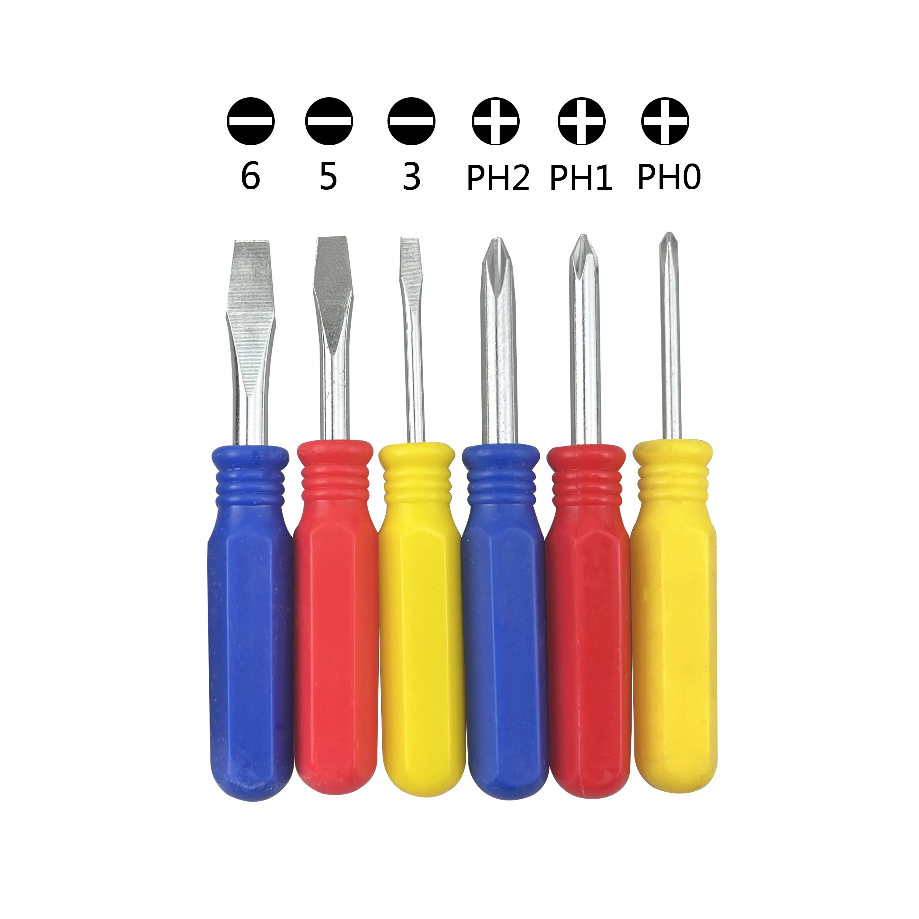 Набор отверток 9009F, 6 шт., многофункциональный Набор отверток с шильной головкой, набор инструментов 7 в 1, Мини Магнитный прецизионный набор отверток