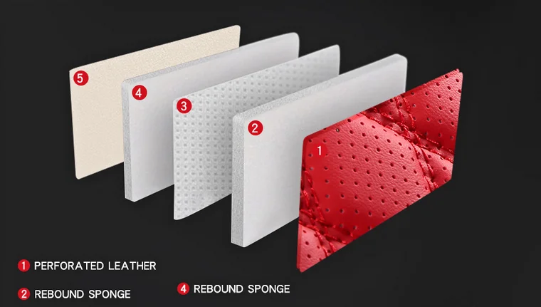 Waterproof 5D leather car seat covers universal size for most vehicles HONDA ACCORD