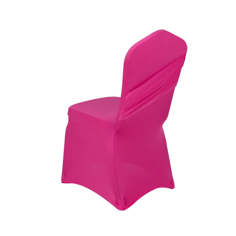 New Arrival Chair Covers Comfortable Wrinkle Resistant Spandex Chair Hood Removable Stretch Dining Room Banquet Chair Covers