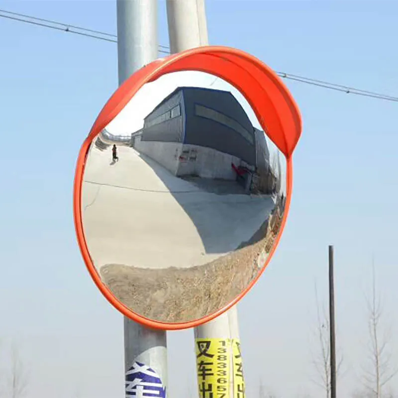 Large 60 cm Outdoor Traffic Convex Mirror Wide-Angle Spherical PC Indoor Circle Round/Circle Application Traffic Safety Mirror