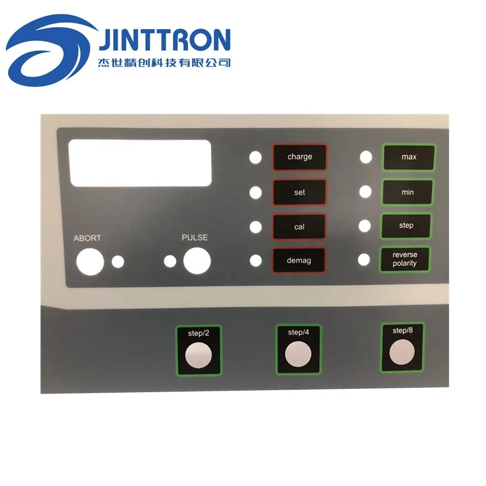 Keyboard membrane PET tactile metal dome overlay keypads control panel membrane switch customized