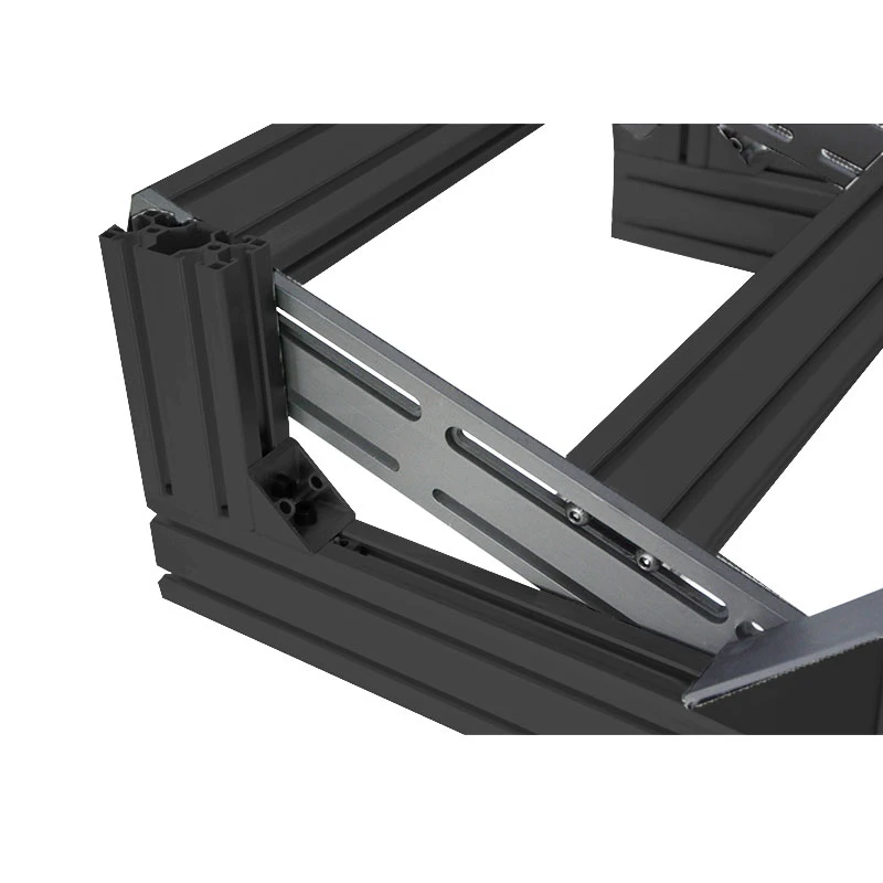 Industrial Aluminum Modular Profile System 4040 T Slot Aluminum Profile Extrusion For Sim Rig Racing Motion Platform Chair