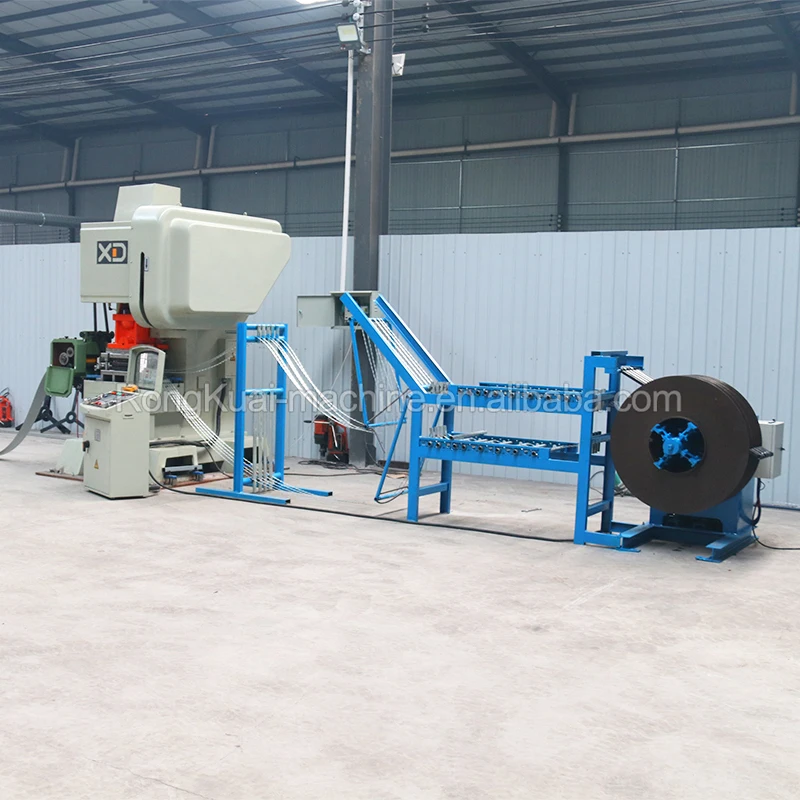 Production line full automatic concertina coil razor blade barbed making machine price