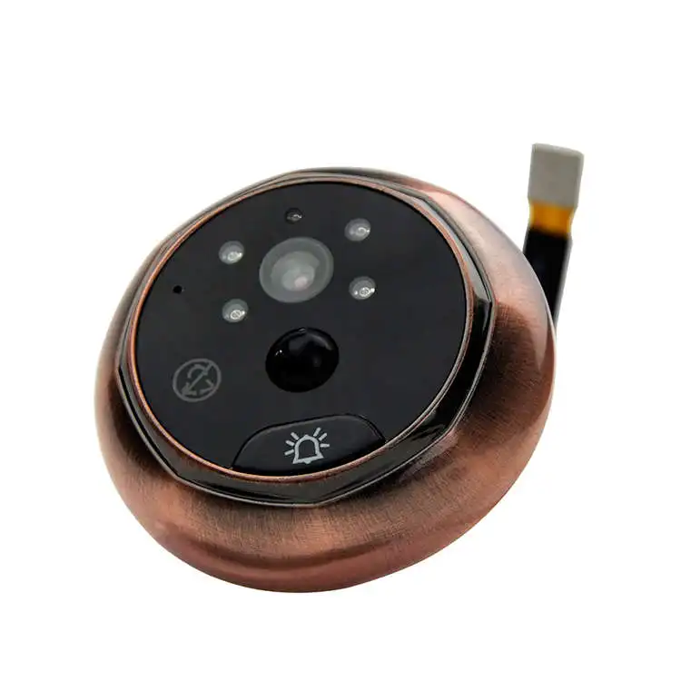 S31 wireless 4.3inch HD display PIR tuya digital door eye home wifi camera door bell doorbell peephole camera for house