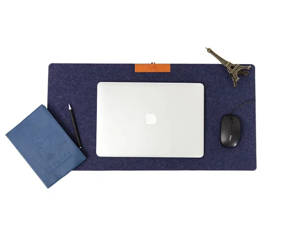 
Factory wholesale handmade Felt large mouse pad computer keyboard felt mat pad 