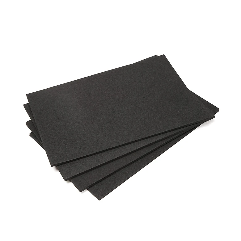 Black eva foam sheet packaging material