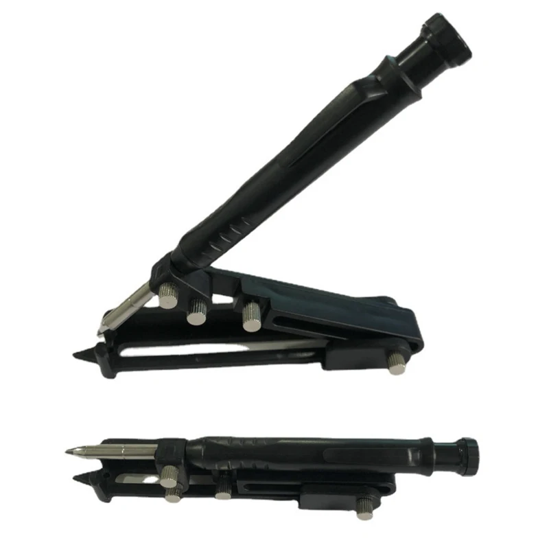 Multifunctional Adjustable Woodworking Deep Hole Pencil Construction Marking Measuring Scribing Tool Profile Scribing Ruler