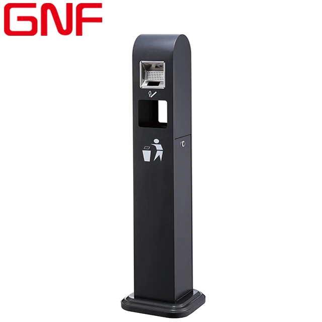 GNF outdoor powder coated ashtray bin ODM OEM