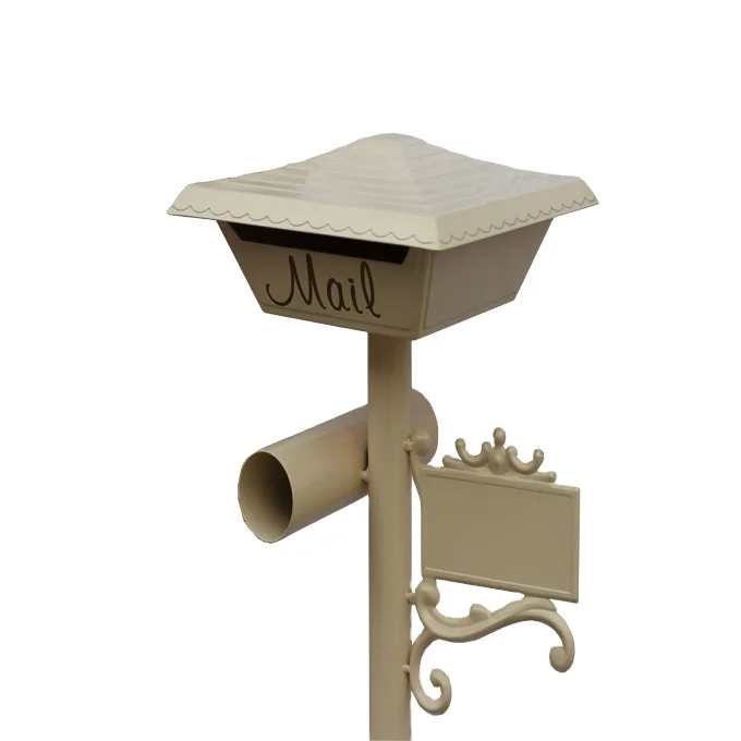 Hot Sale Cast metal American Post Box Metal Letter Waterproof Mailbox