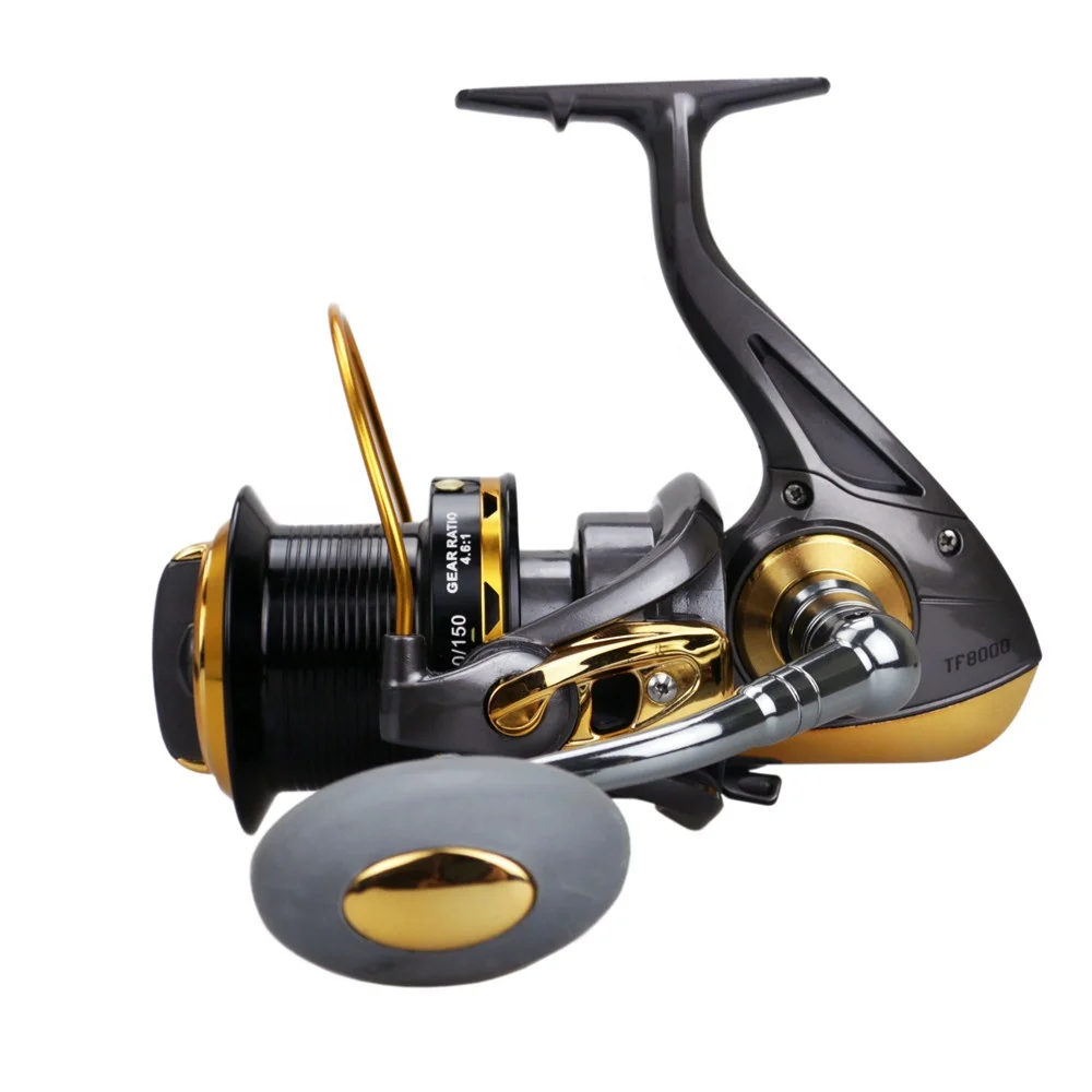 12+1 4.6:1Big Spool Capacity Gapless Sea Fishing Long Casting Spinning Fishing Reel Saltwater Fishing Reels
