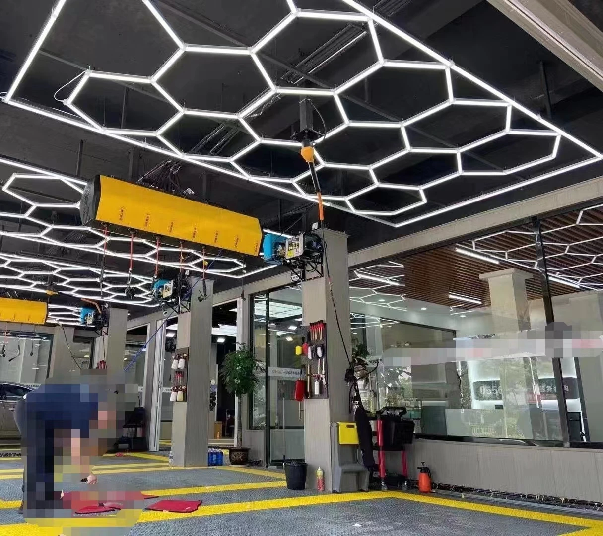 led quantum stage module light hexagonal combination lamp rgb matrix for  room decoration