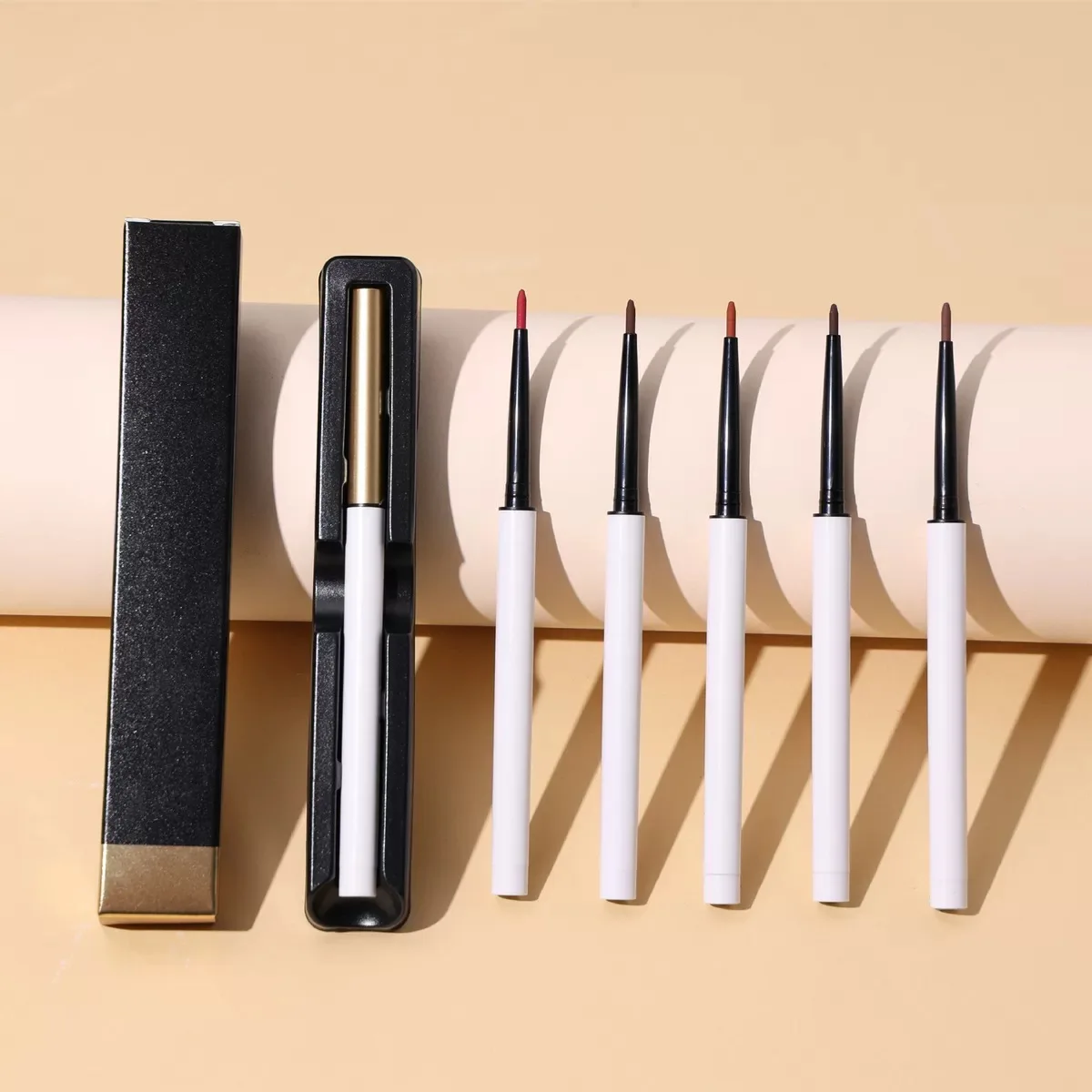 Matte Eyeliner Gel Pencil Easy to Wear Colorful White Yellow Blue Eye Liner Pen Cream Makeup Cosmetics