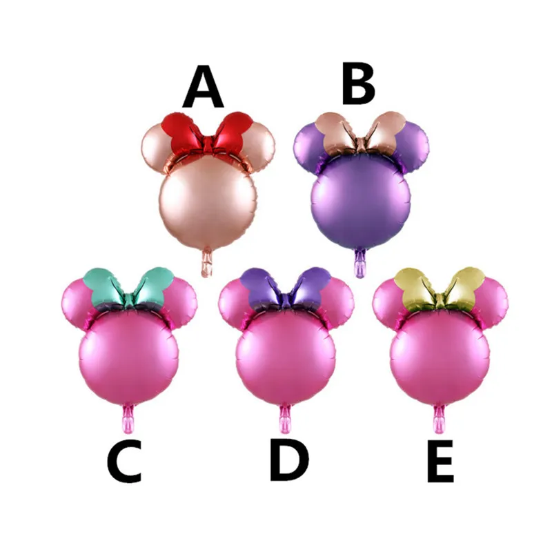 24 Inch Light Version Mickey Head Balloon Birthday baby shower Party Decoration Products For Kids