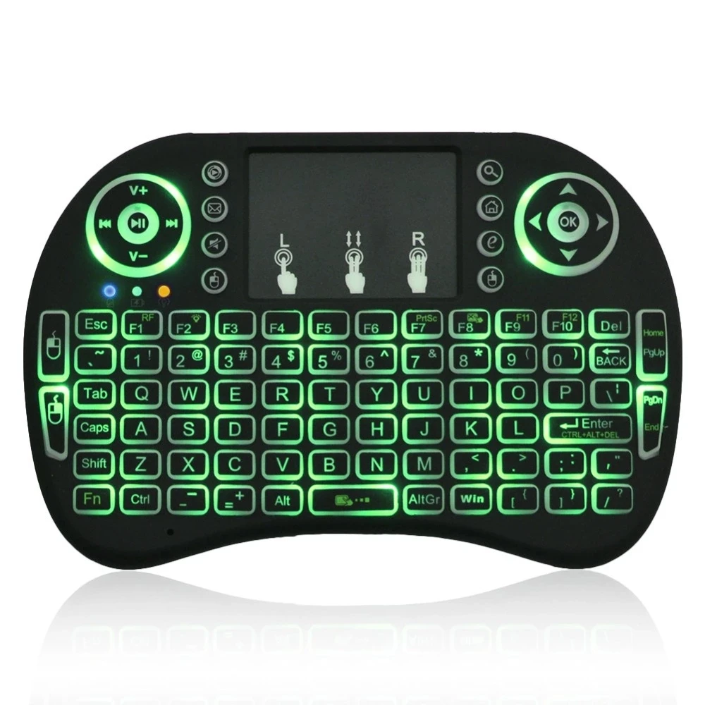 
RII i8 2.4g mini wireless touchpad remote control keyboard for android tv box 
