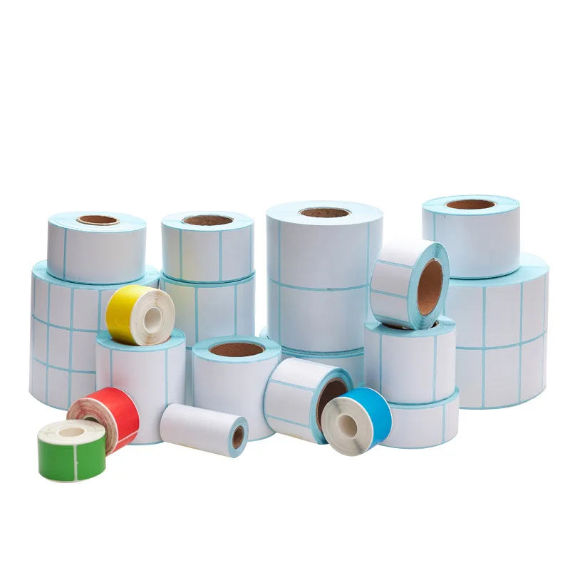 Custom Thermal Roll Stickers 60*40*700 PCS Product Design Fragile Sticker Self-adhesive Private Label Barcode Rolls Labels