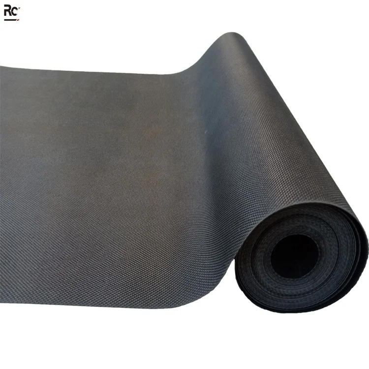 SPC PVC flooring material wood floor woven pattern   IXPE EVA Foam underlayment  for  laminate flooring