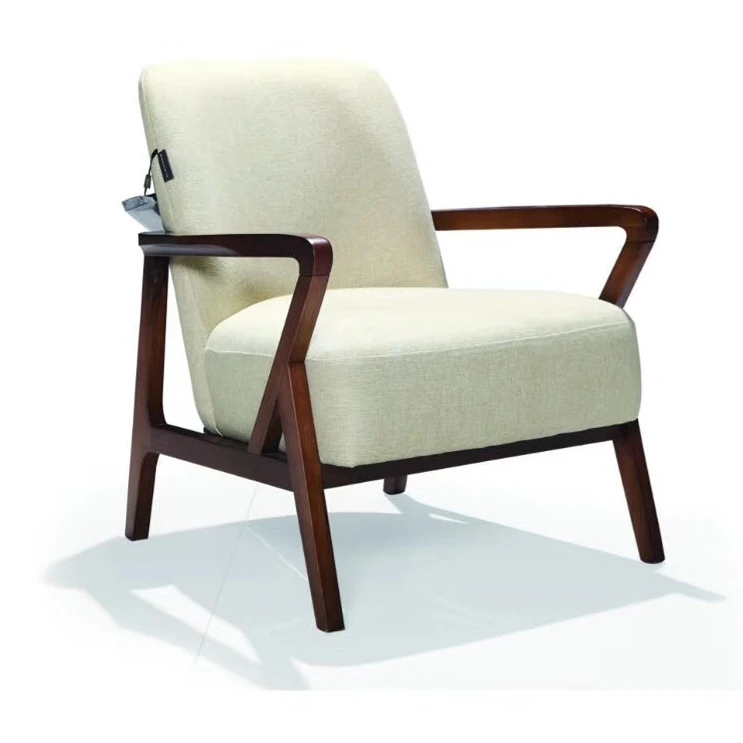 
Factory directly modern design solid wood frame large hotel restaurant dining armchair 