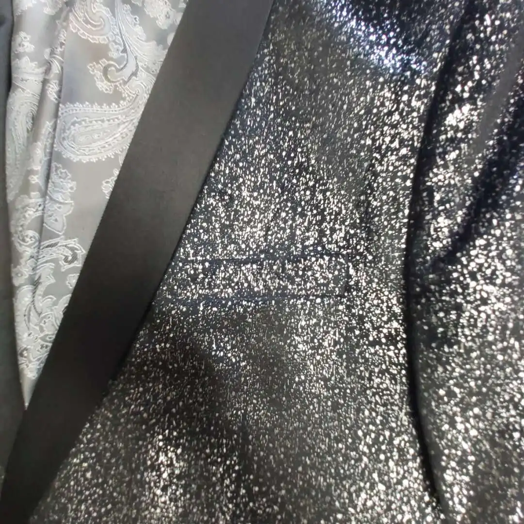 
party wear blazer set for man stage costume fashion new style slim men blazer shawl lapel blazer 