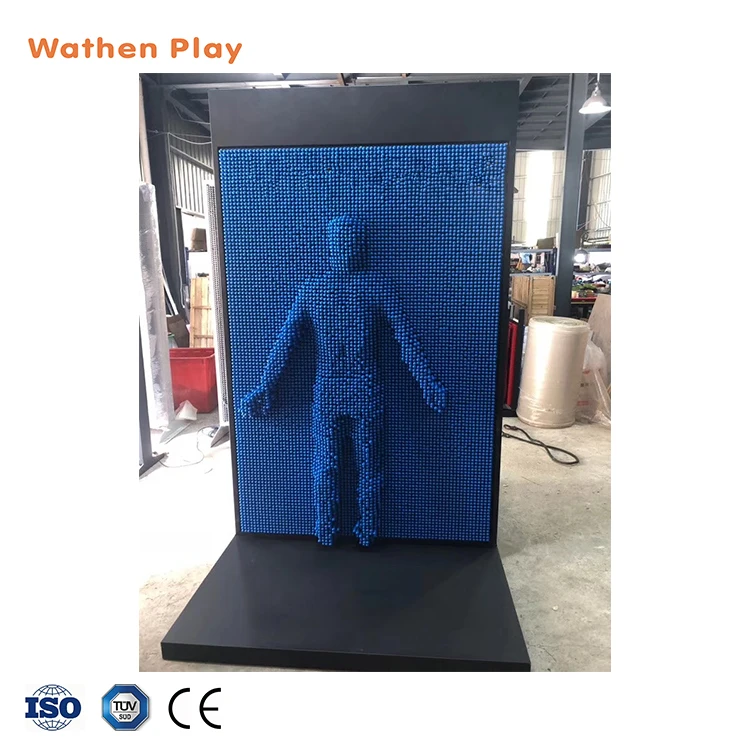 3D Plastic Pin Art Sculpture Pinart Impression Big Size Screen for Kids and Adults