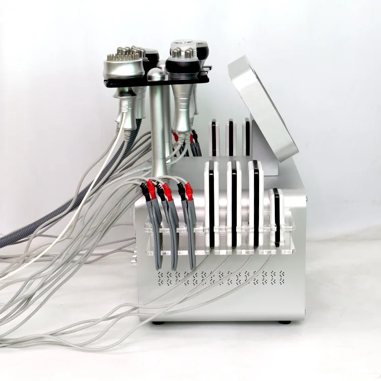 Metal Probe Vacuum Cavitation System Lipolaser Pad S-shaped Body Shaping Machine