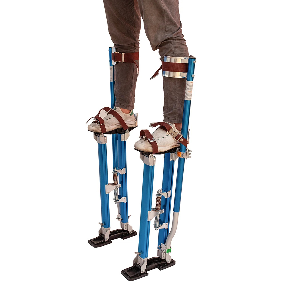 Drywall Stilts Aluminum Tool Painting Painter Taping Strap Finishing Blue Drywall Stilts