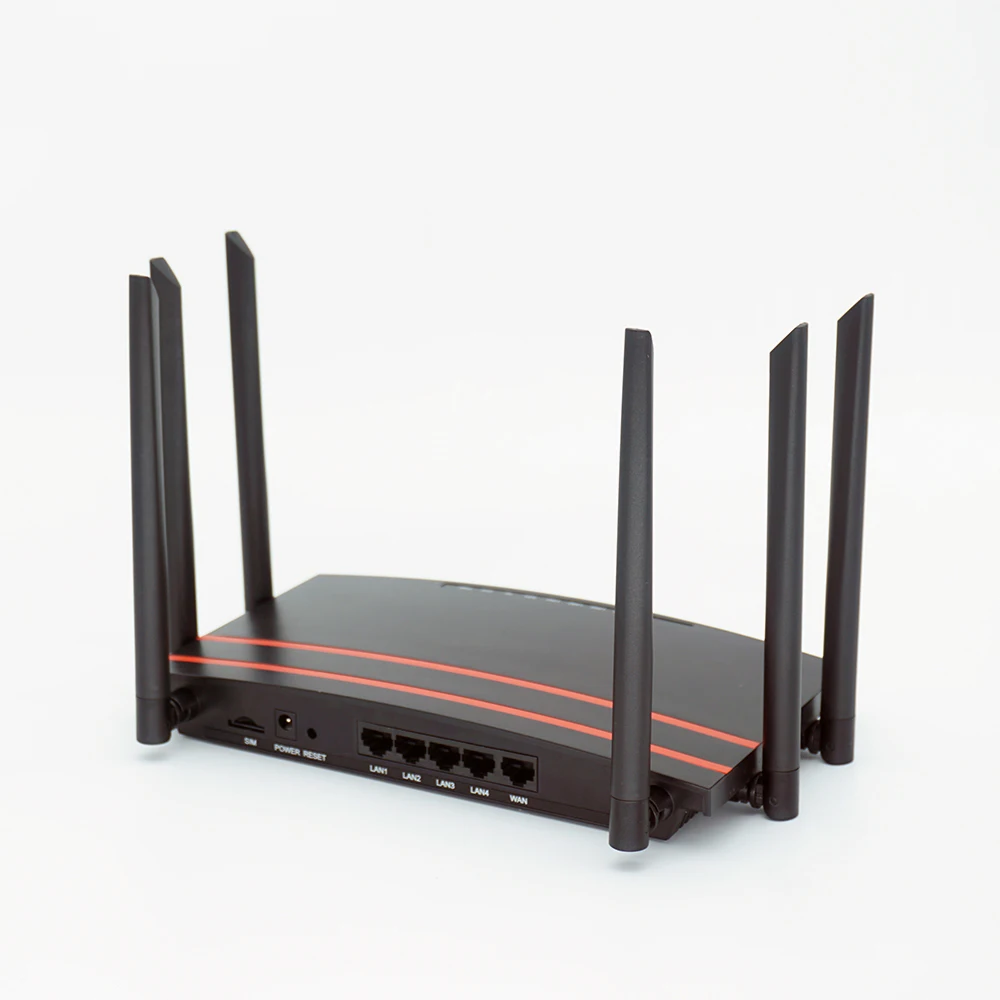 High-Speed 4G Wi-Fi Router External Antennas Ethernet RJ45 Interfaces