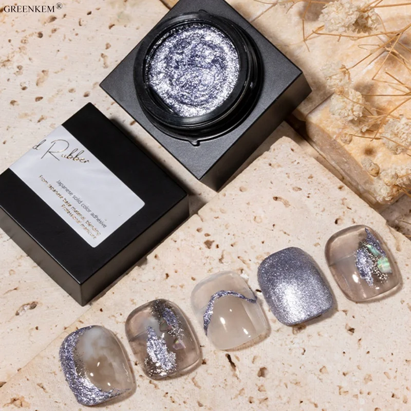 Nail Art Emboss Sculpture Carving Gel Private Label 4 Colors Gypsum Color Paint UV Nail Gel Metallic Painting Gel Polish
