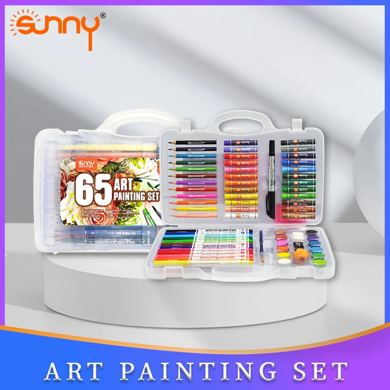 Производитель для Высокое качество 65 шт для стационарные школьные принадлежности использовать Арт Набор для рисования детские товары