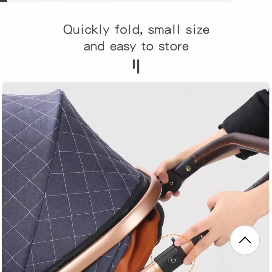 Lightweight Deluxe 3-in-1 Foldable Travel System Full Size Jogging Bassinet Combo Infant Car Seat Carrying Stroller