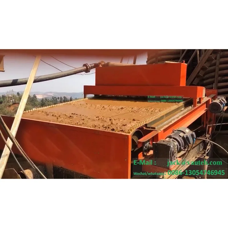 over band wet belt incline plate permanent magnetic separator for iron removal