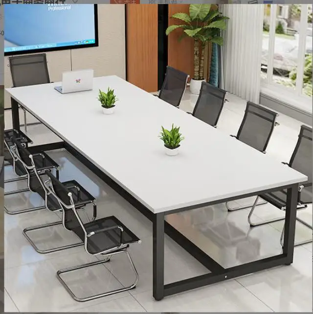 Современный офисный стол и стулья от 8 до 10 человек