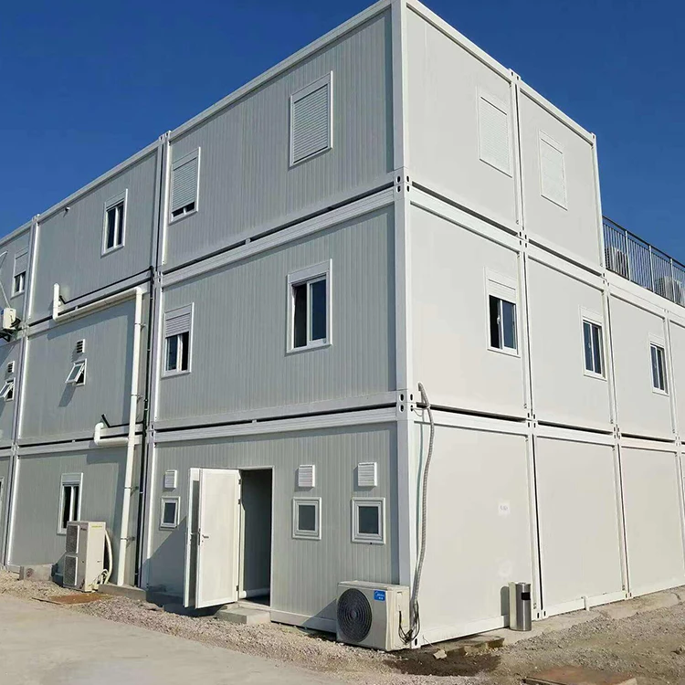 Custom Logo Flat Pack Office Anti-Earthquake Container Flat Pack Homes Modern Design Waterproof Flat Pack Container House