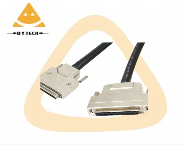 DYTECH SCSI68 HD68 pin female To Ultra 320 VHDCI 68 pin male forming screw type micro system interface SCSI External Cable