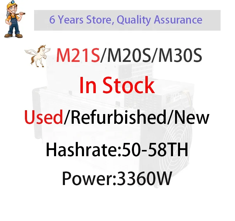 Good Working In Stock Whats Minners M21S M20S 3360W PC Box ASIC M21S M30S GPU ASIC M21S