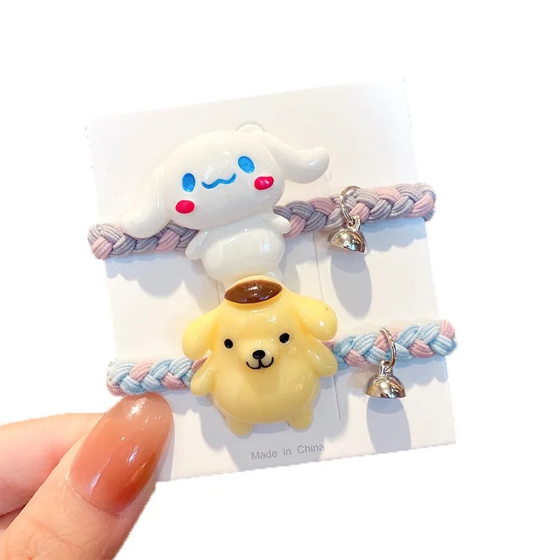 2pcs/set new couple magnet bracelet handmade woven cartoon cute rainbow colorful hand accessories