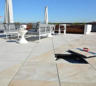 granite tactile paving regal tan pavers