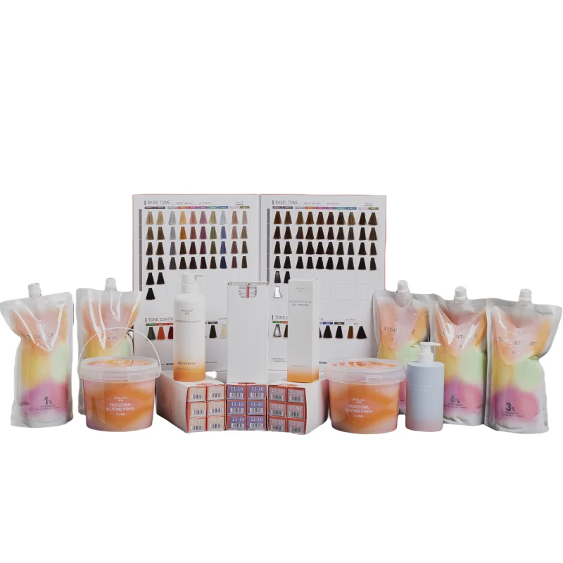 POLAN 52 Colors Codes Best Selling High Quality And Inexpensive Hair Color Swatch/Chart book For Professional Salon