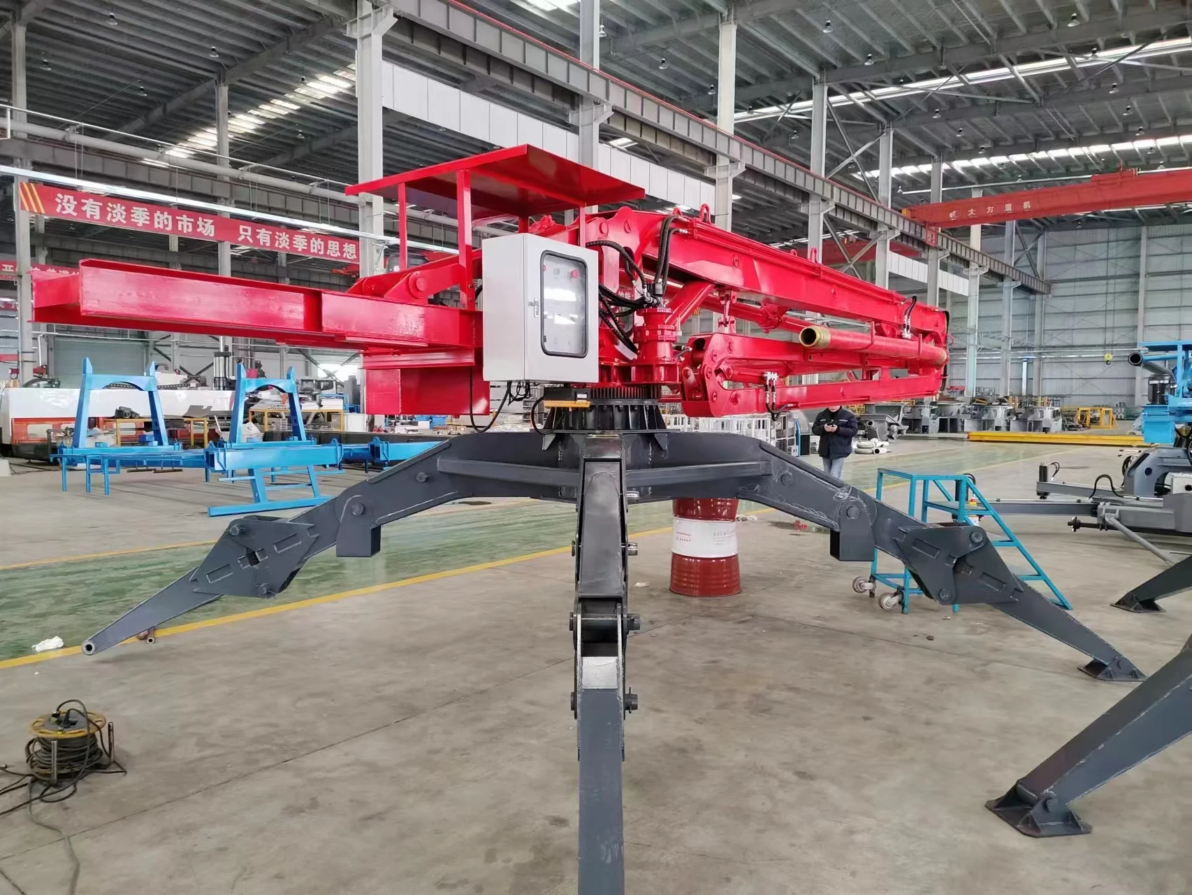 Mobile hydraulic HYG21 21m concrete placing boom price