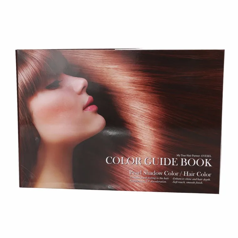 Organic hair dye 2 pages hair color chart