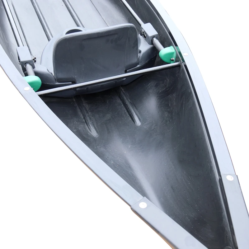 High quality HDPE materia strong fishing thermoform canoe kayak 1person for wholesale